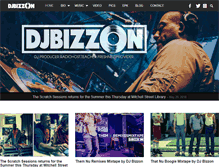 Tablet Screenshot of djbizzon.com